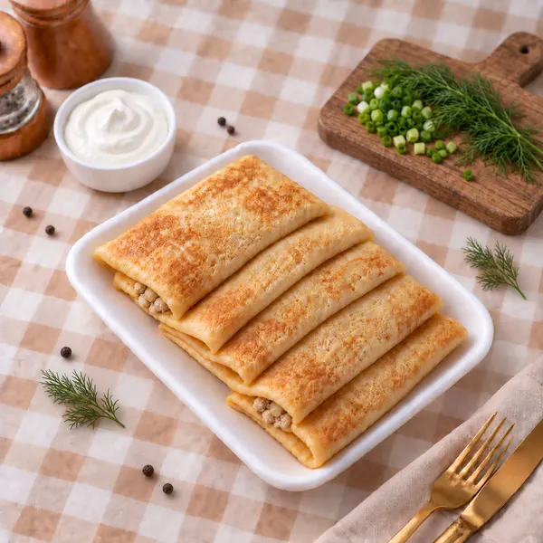Блины с мясом